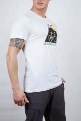 Alpinist Tarius Erkek T-Shirt BEYAZ