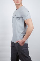 Alpinist Nordic Erkek T-Shirt Gri Melanj