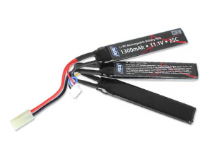 ASG LİPO PİL 11.1V 1300mAh 14.43Wh 25C GEN2 (17207)