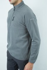 Alpinist Gamma Yarım Fermuarlı Erkek Polar Gri