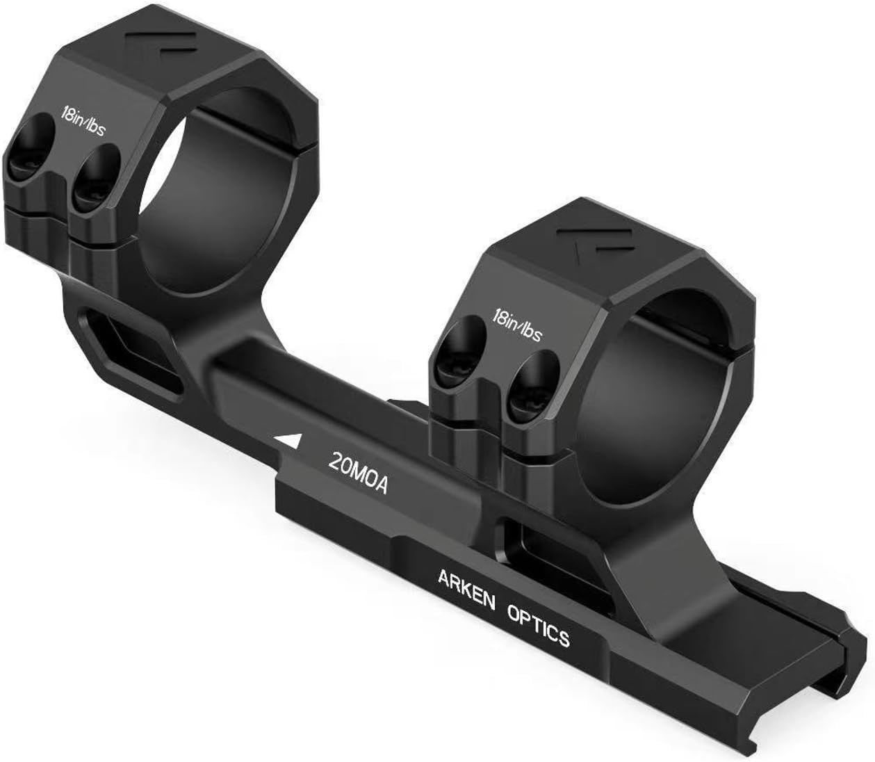 Arken Optics Rigid Precision Mounts 30mm 20 MOA Tek Parça Tüfek Dürbün Ayağı