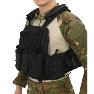 Single Sword Kasırga Tactical Balistik Plaka Takılabilen Açık Cepli Hücum Yeleği SİYAH