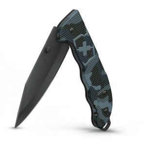 Victorinox 0.9425.DS222 Evoke BSH Alox Çakı, Mavi Kamuflaj