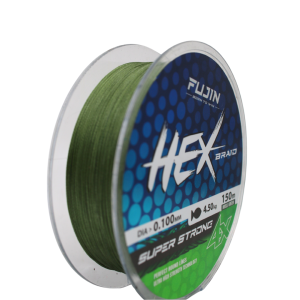 Fujin Hex Braid 4x 150MT Moss Green 0.100mm Ip Misina
