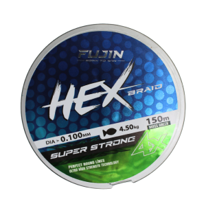 Fujin Hex Braid 4x 150MT Moss Green 0.100mm Ip Misina