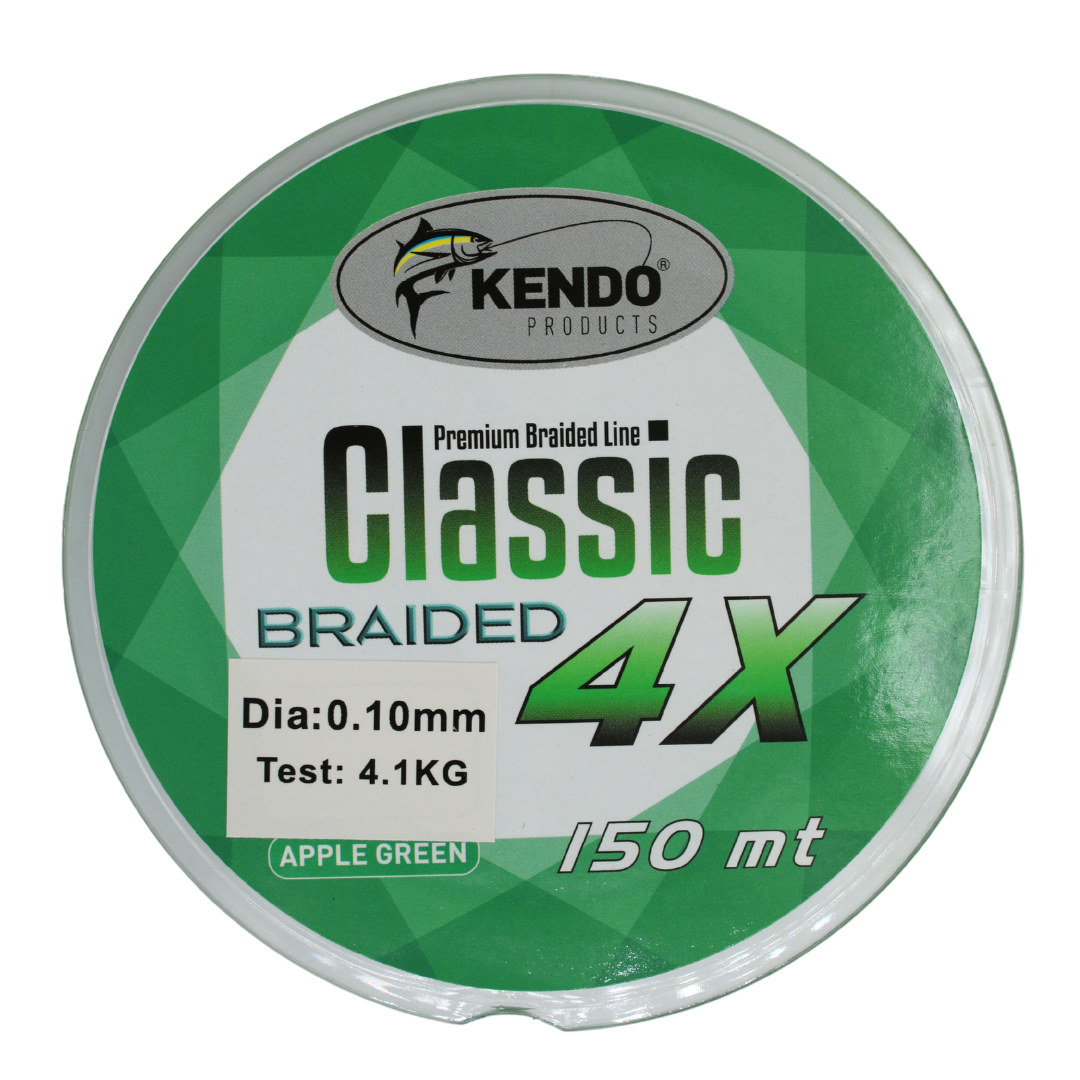 Kendo Classic 4X 150m Apple Green 0.10MM Örgü İp Misina