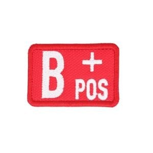 B+ Patch - Kırmızı
