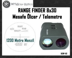 Range Finder 8x30, Mesafe Ölçer, Telemetre