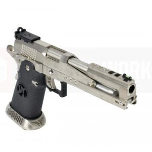 AW HX2201 Gold Standard IPSC Turnuva Tabancası Airsoft - Gümüş