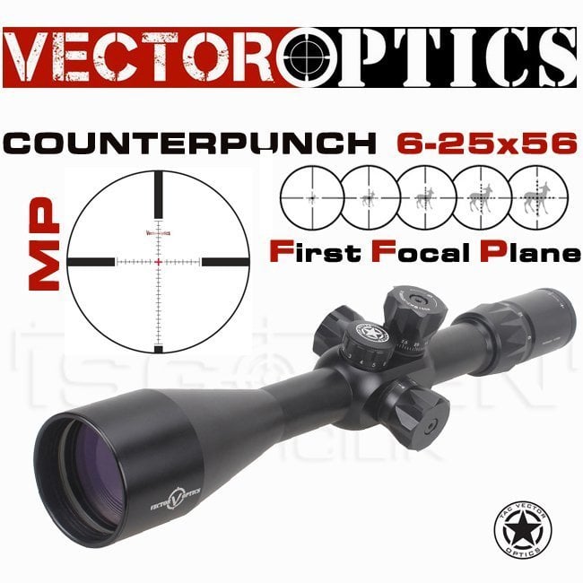 VECTOR Counterpunch 6-25x56 FFP MP ARTIKIL TÜFEK DÜRBÜNÜ SCFF-03C