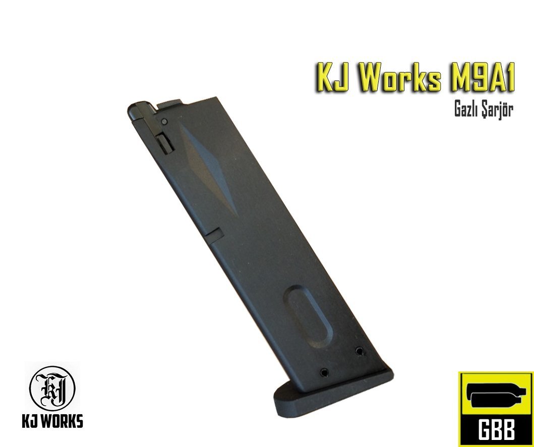 KJW M9A1 F92 Beretta GBB Mag Şarjör