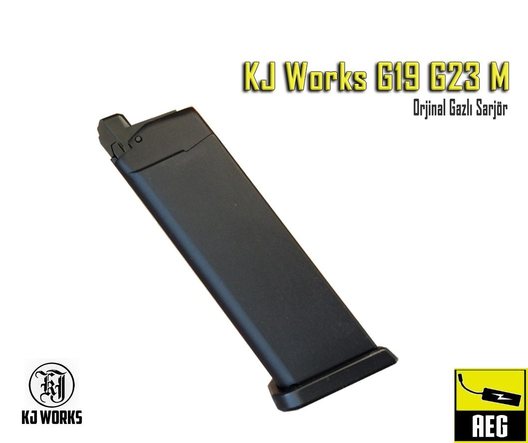 KJW G19 G23 GBB Magazine Şarjör