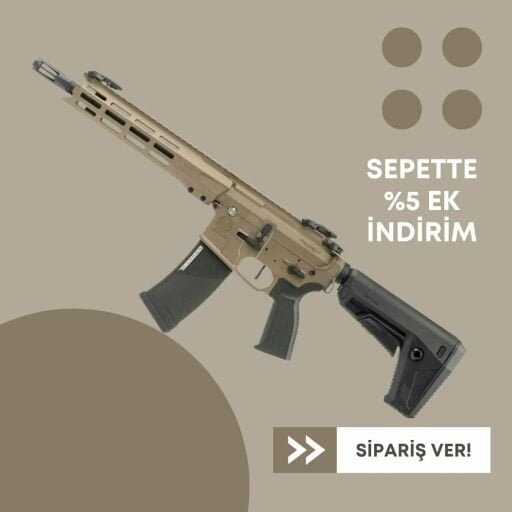 Airsoft Tüfeklerde Sepette %5 Ek İndirim Fırsatını
