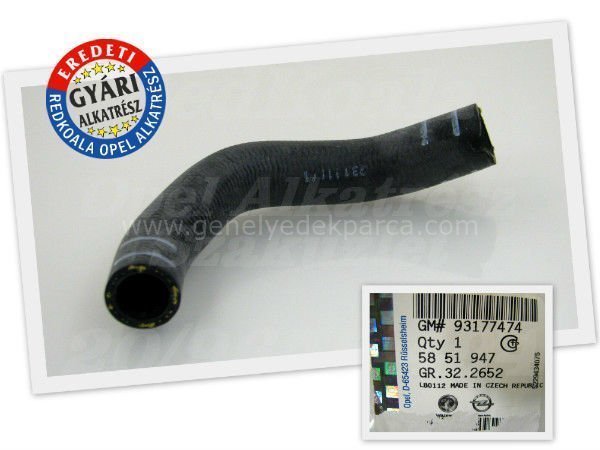 Opel Astra H Z13DT Termostat Hortumu Orijinal Gm Marka