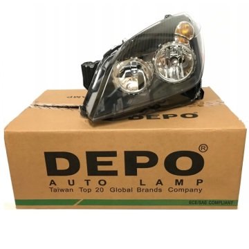 Opel Astra H Sol Far Siyah Zeminli DEPO