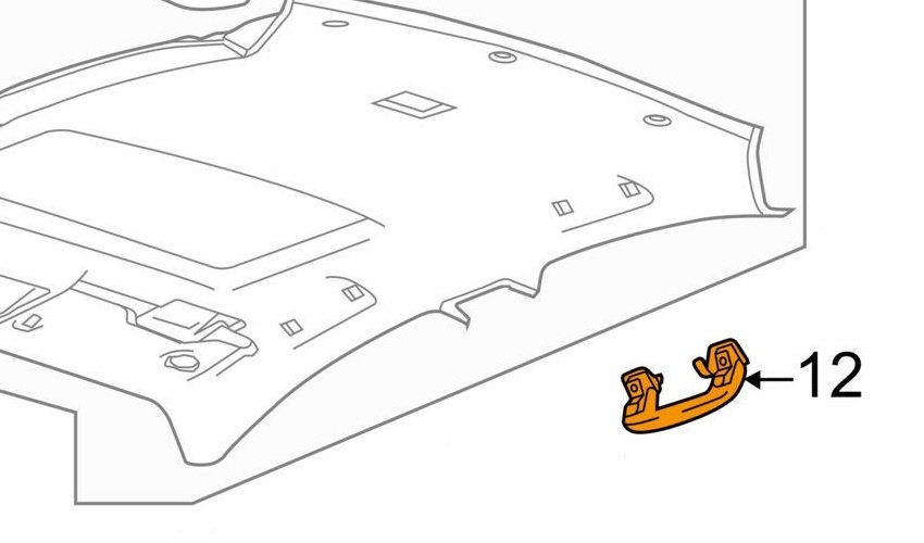 Chevrolet Yeni Aveo Arka Tavan Tutamağı Titanyum Orijinal Gm