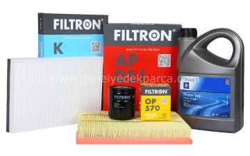 Opel Astra H Filtron Z16XEP Benzinli Motor Bakım Seti GM 5W30 4 LT Yağlı