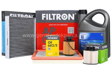 Opel İnsignia Filtron 2.0 Dizel Motor Bakım Seti GM 5W30 Yağlı
