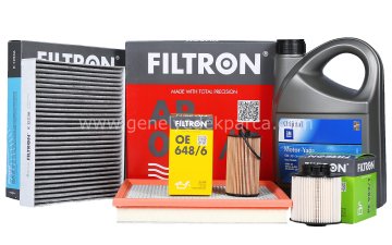 Opel İnsignia 1.6 Dizel Motor Bakım Seti GM 5W30 Yağlı Filtron