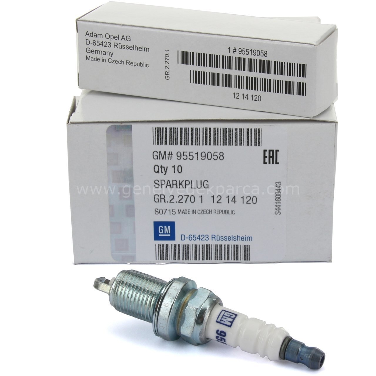 Opel Astra G 1.4 1.6 Benzinli Motor Tek Tırnak Buji Takım Orijinal Gm Marka