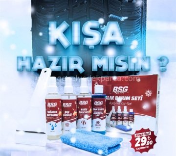 Kış Bakım Seti (CamSuyu/BuğuÖnleyici/BuzÇözücü/YağmurKaydırıcı) Bsg Marka