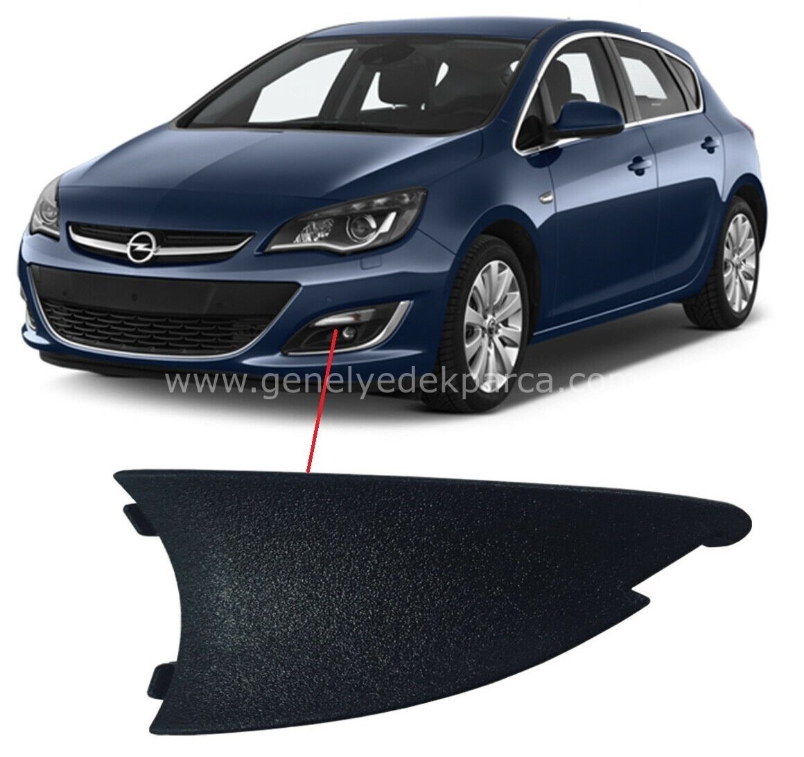Opel Astra J Sis Çerçeve Kapağı Sol Alt Küçük Olan