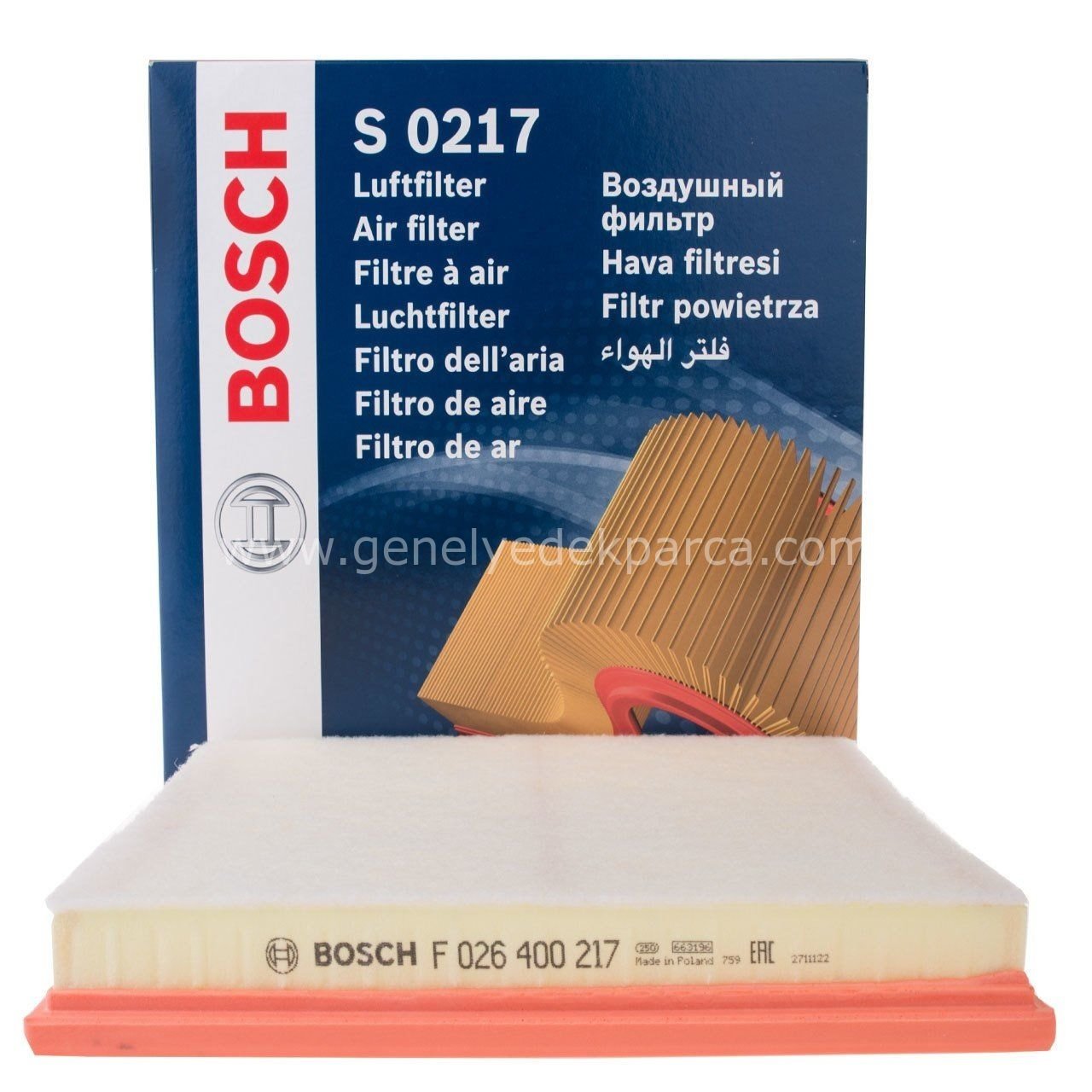 Opel Astra J 1.3 Dizel Hava Filtresi Bosch Marka