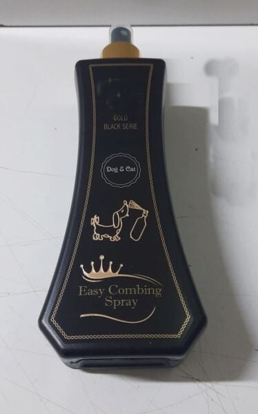 GökkuşağıTicaret Kedi Köpek Kolay Tarama Sprey 370 ML Kıtık Açıcı Easy Combing Gold Black Series