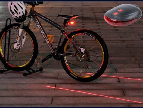 GökkuşağıTicaret Lazer Güvenlik Şeritli Bisiklet Stop Lambası