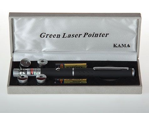 GökkuşağıTicaret Yeşil Lazer Pointer 8000 mW  5 Başlıklı