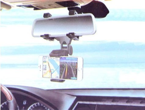 GökkuşağıTicaret Aynaya Takılan Araç İçi Telefon Tutucu