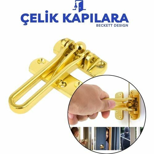 GökkuşağıTicaret ModaCar Çelik Kapı Emniyet Kelepçesi GOLD Beckett