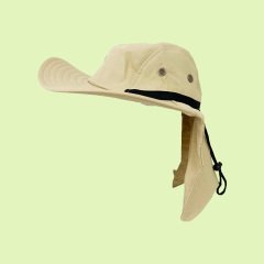 Buğday Rengi Ayarlanabilir Özellikli Outdoor Bahçe - Safari Şapkası