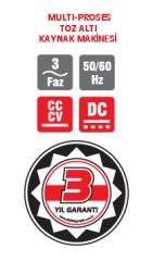 Lincoln Electric Idealarc DC-1000 Multi-Proses Tozaltı Kaynak Makinası