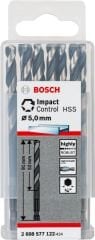 Bosch Impact Ctrl HSS 5,0*91mm 10'lu Paket