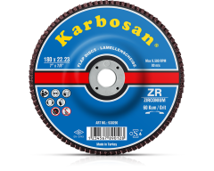 Karbosan ZR Flap Disk 180x22.23 40 Kum