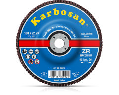 Karbosan ZR Flap Disk 180x22.23 60 Kum