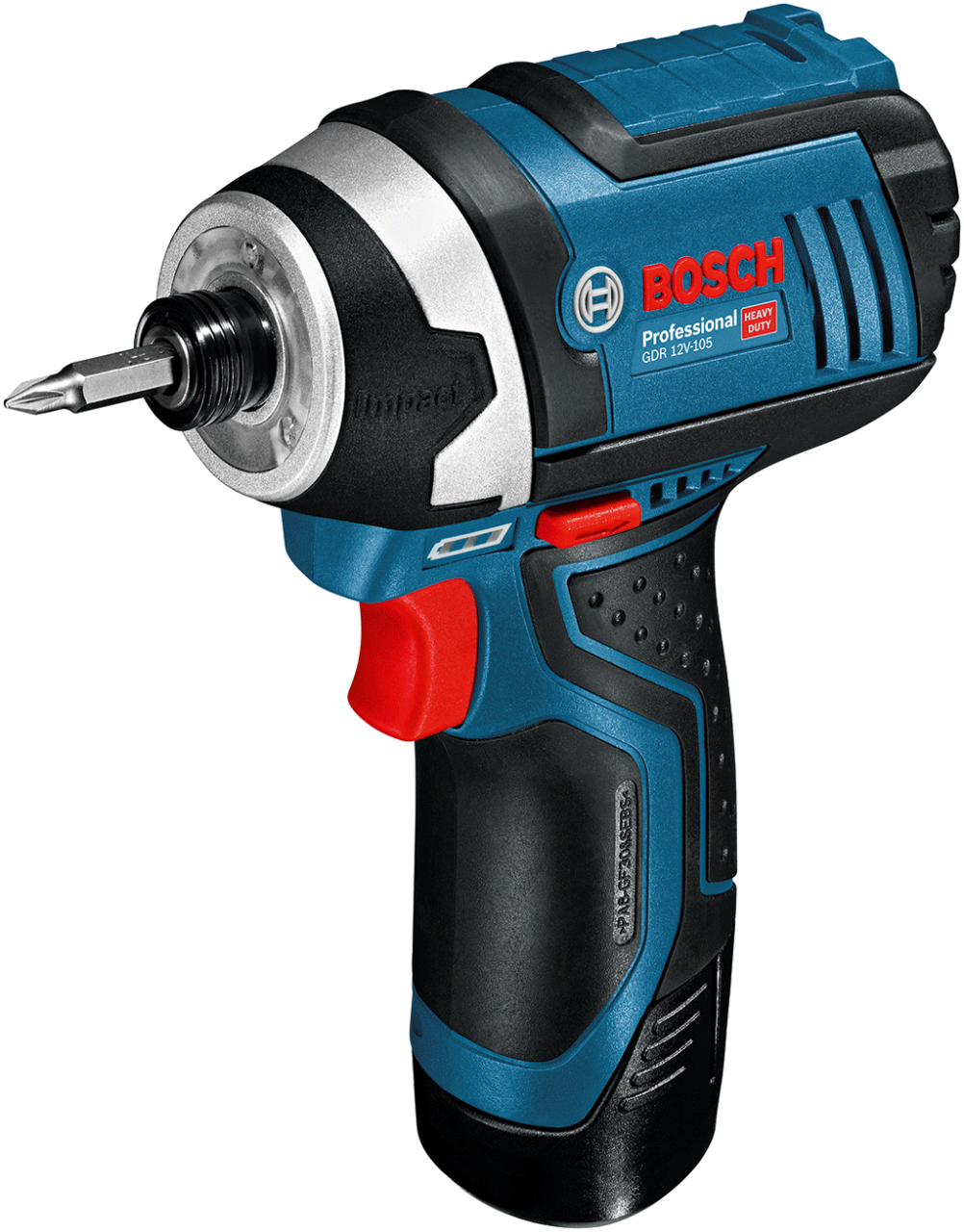 Bosch Professional GDR 12V-105 Akülü 12 Volt 2 Ah Çift Akülü Darbeli Somun Sıkma - L-boxx Çantalı