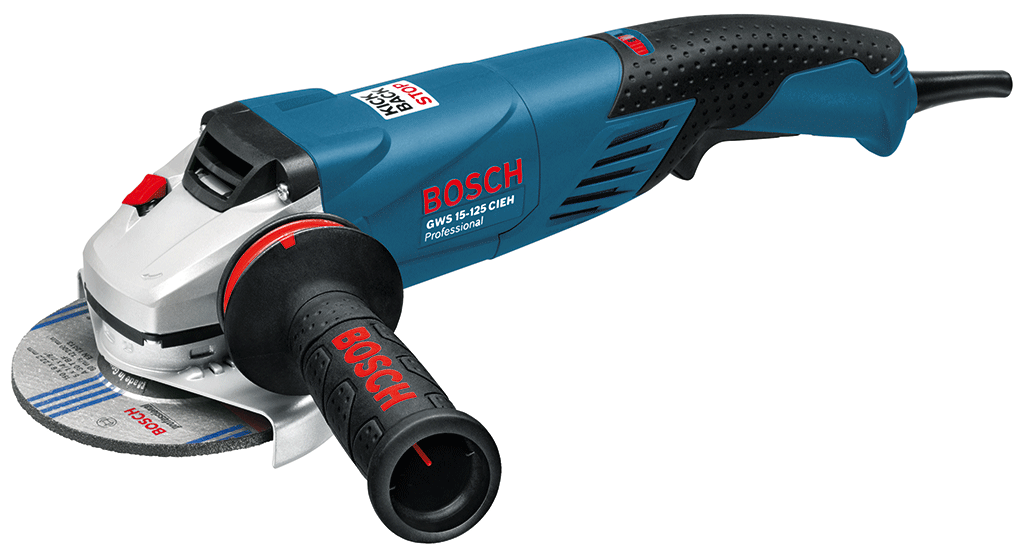 Bosch GWS 15-125 CIEH Avuç Taşlama + 125*2,5 mm Metal Disk Hediye