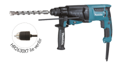 Makita HR2630X7 Kırıcı ve Delici Mandrenli