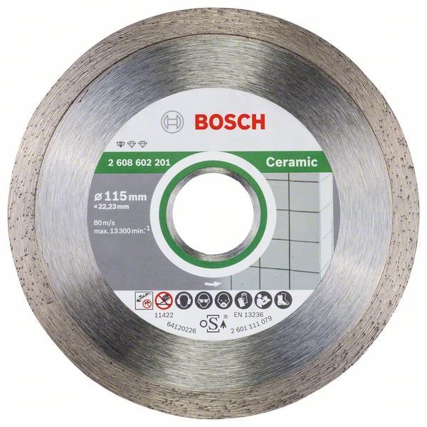 Bosch Standard for Ceramic 115 mm 10'lu