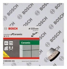 Bosch Standard for Ceramic 115 mm 10'lu