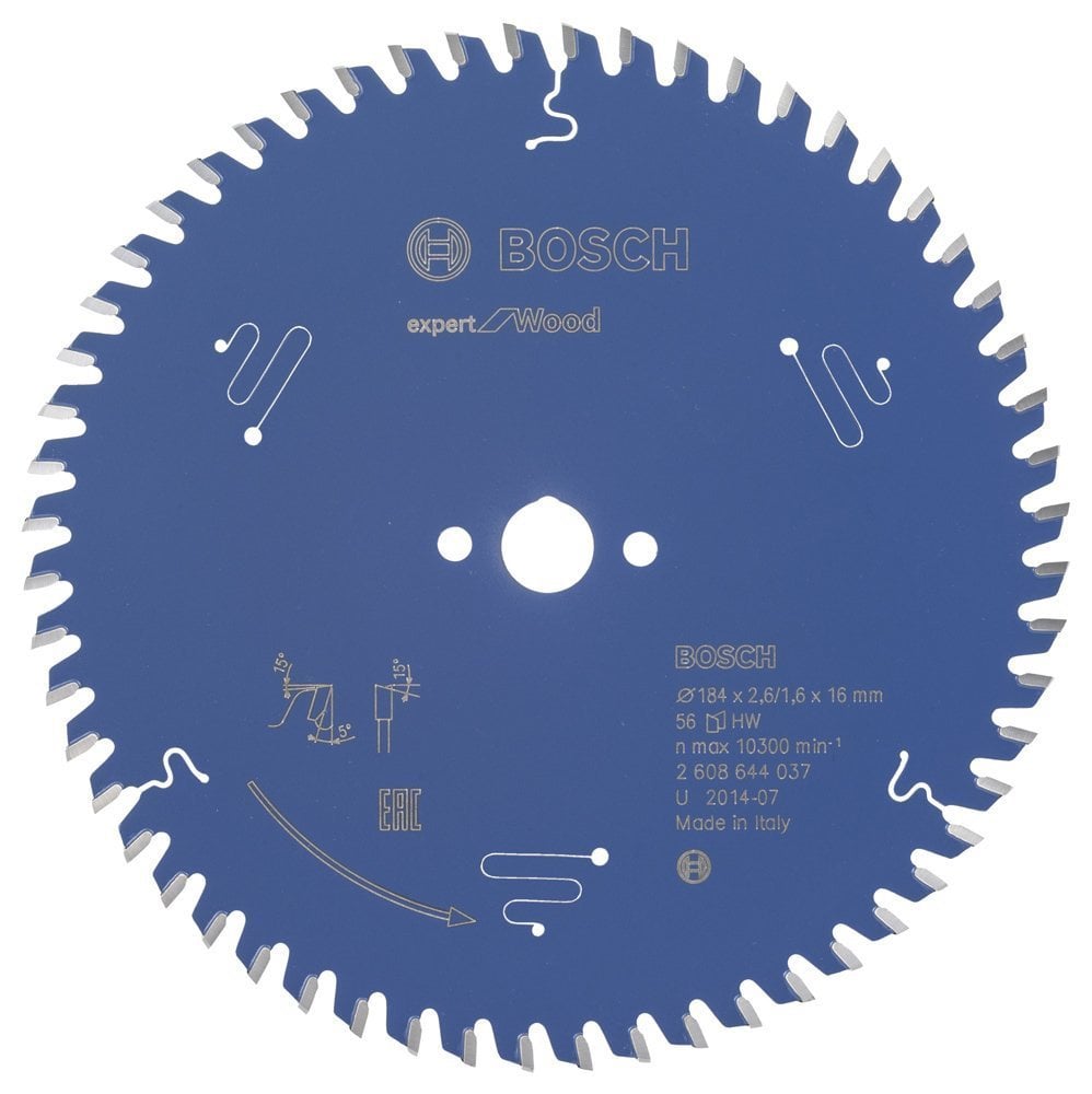 Bosch Expert for Wood 184x16 mm 56 Diş