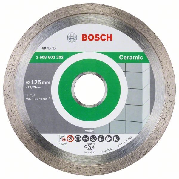 Bosch Standard for Ceramic 125 mm 1'li
