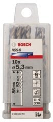 Bosch HSS-G 5,3*86 mm 10'lu Paket