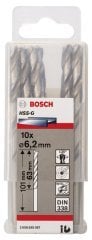 Bosch HSS-G 6,2*101 mm 10'lu Paket