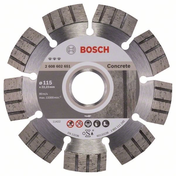 Bosch Best for Concrete 125 mm 1'li