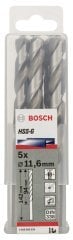 Bosch HSS-G 11,6*142 mm 5'li Paket