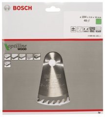 Bosch Optiline Wood 184x16 mm 48 Diş