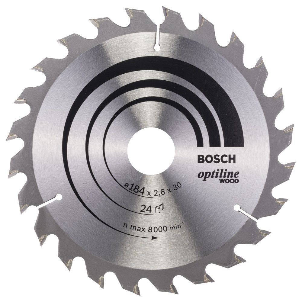 Bosch Optiline Wood 184x30 mm 24 Diş